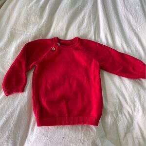 Hanna Andersson Red Cotton Sweater